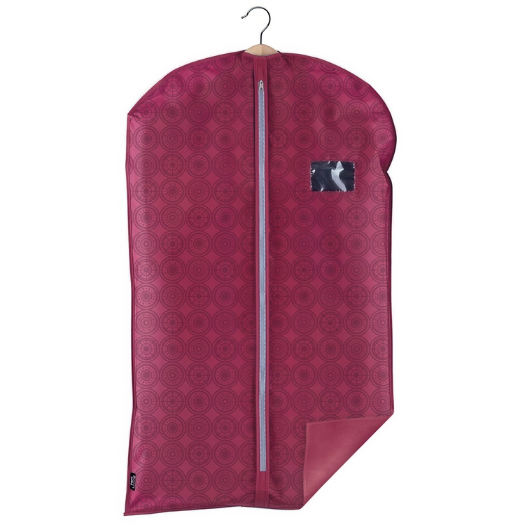 Klädöverdrag, Kort, ELLA PURPLE, 60 x H 100 cm, Vinröd i gruppen Förvaring / Garderobsförvaring / Klädgarderober hos SmartaSaker.se (41417)