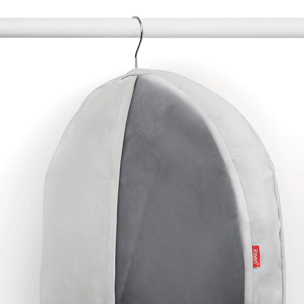 Klädöverdrag, Kort, RAYEN PREMIUM, 60 x 5 x H 100 cm, Ljusgrå i gruppen Förvaring / Garderobsförvaring / Klädgarderober hos SmartaSaker.se (41424)