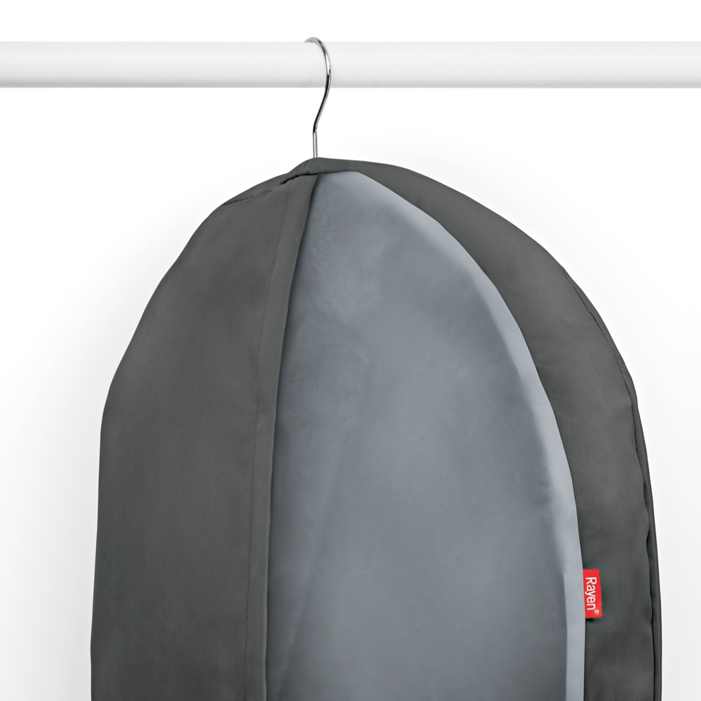 Klädöverdrag, Kort, RAYEN PREMIUM, 60 x 5 x H 100 cm, Mörkgrå i gruppen Förvaring / Garderobsförvaring / Klädgarderober hos SmartaSaker.se (41425)