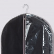 Klädöverdrag, Kort, SUIT COVER, 60 x H 100, Svart /Transparent Klädöverdrag, Kort, SUIT COVER, 60 x H 100, Svart /Transparent