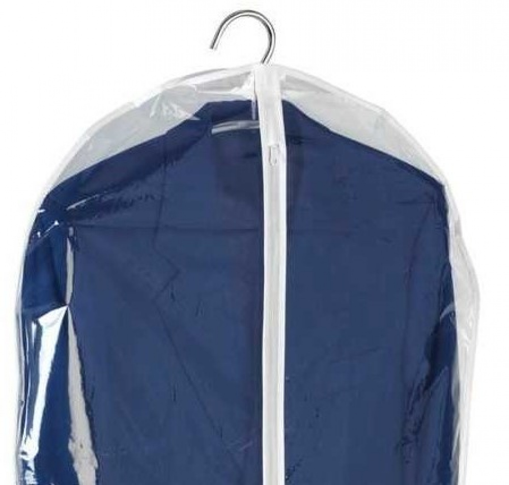 Klädöverdrag, Kort, TRANSPARENT, 60 x H 100 cm, Klar i gruppen Förvaring / Garderobsförvaring / Klädgarderober hos SmartaSaker.se (41430)