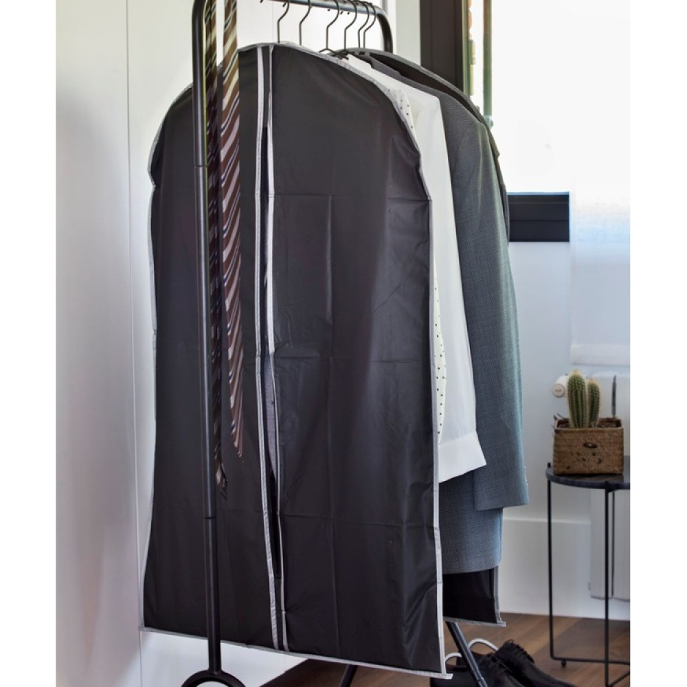 Klädöverdrag, Kort, URBAN BLACK, 60 x H 100 cm, Svart i gruppen Förvaring / Garderobsförvaring / Klädgarderober hos SmartaSaker.se (41431)