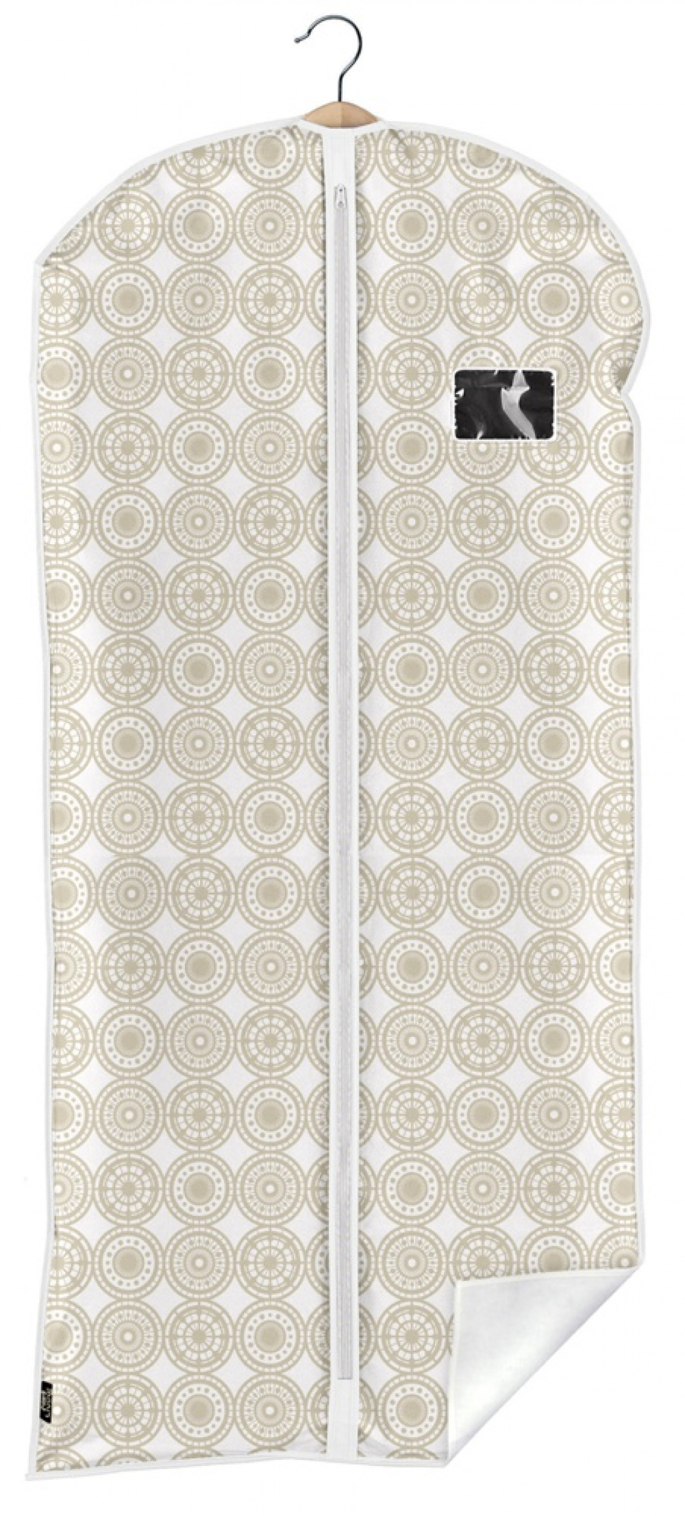 Klädöverdrag, Lång, ELLA SAND, 60 x H135 cm, Vit / beige i gruppen Förvaring / Garderobsförvaring / Klädgarderober hos SmartaSaker.se (41438)