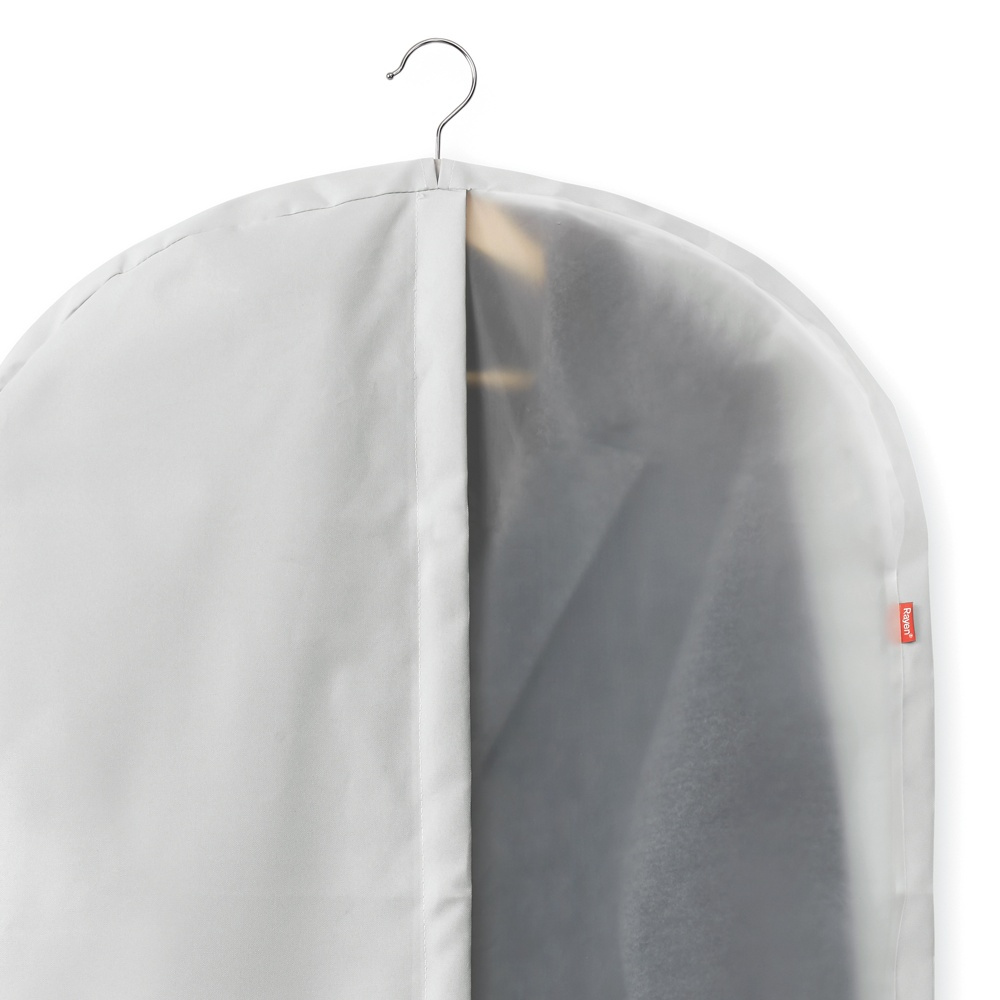 Klädöverdrag, Lång, RAYEN PREMIUM, 60 x 5 x H 135 cm, Ljusgrå i gruppen Förvaring / Garderobsförvaring / Klädgarderober hos SmartaSaker.se (41445)