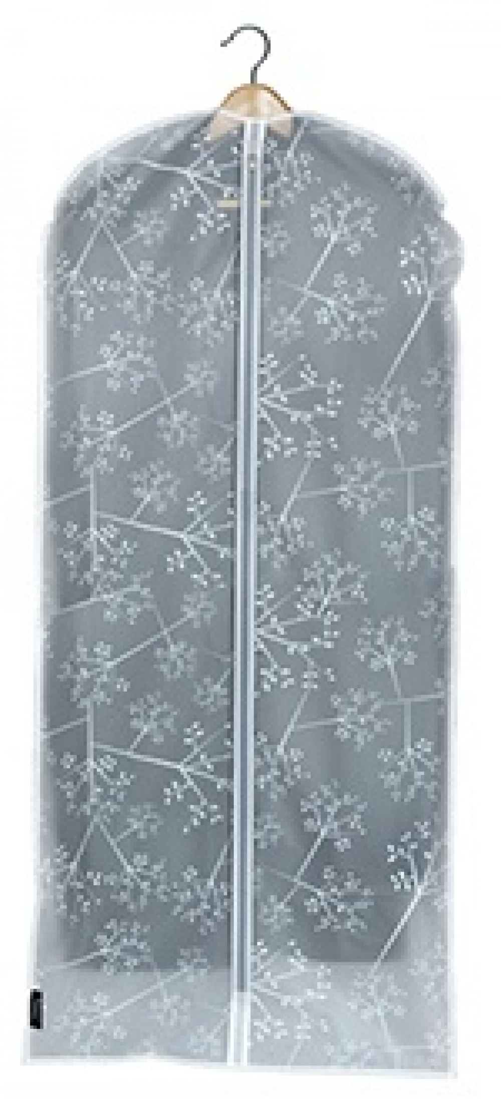 Klädöverdrag, Lång, WHITE LEAF, 60 x H135 cm, Vit i gruppen Förvaring / Garderobsförvaring / Klädgarderober hos SmartaSaker.se (41448)