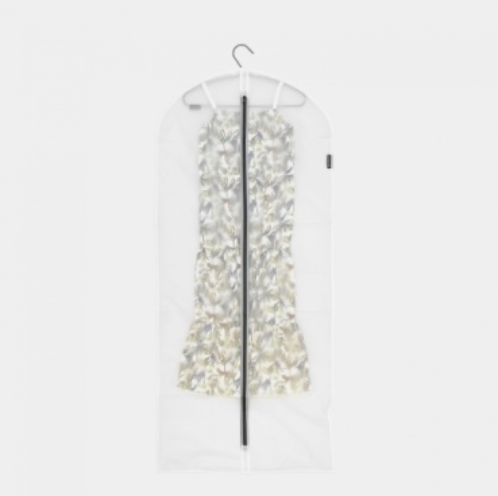 Klädöverdrag, Långa, 2 st, BRABANTIA - LARGE - 60 x 135 cm, Transparent / Svart i gruppen Förvaring / Garderobsförvaring / Klädgarderober hos SmartaSaker.se (41449)
