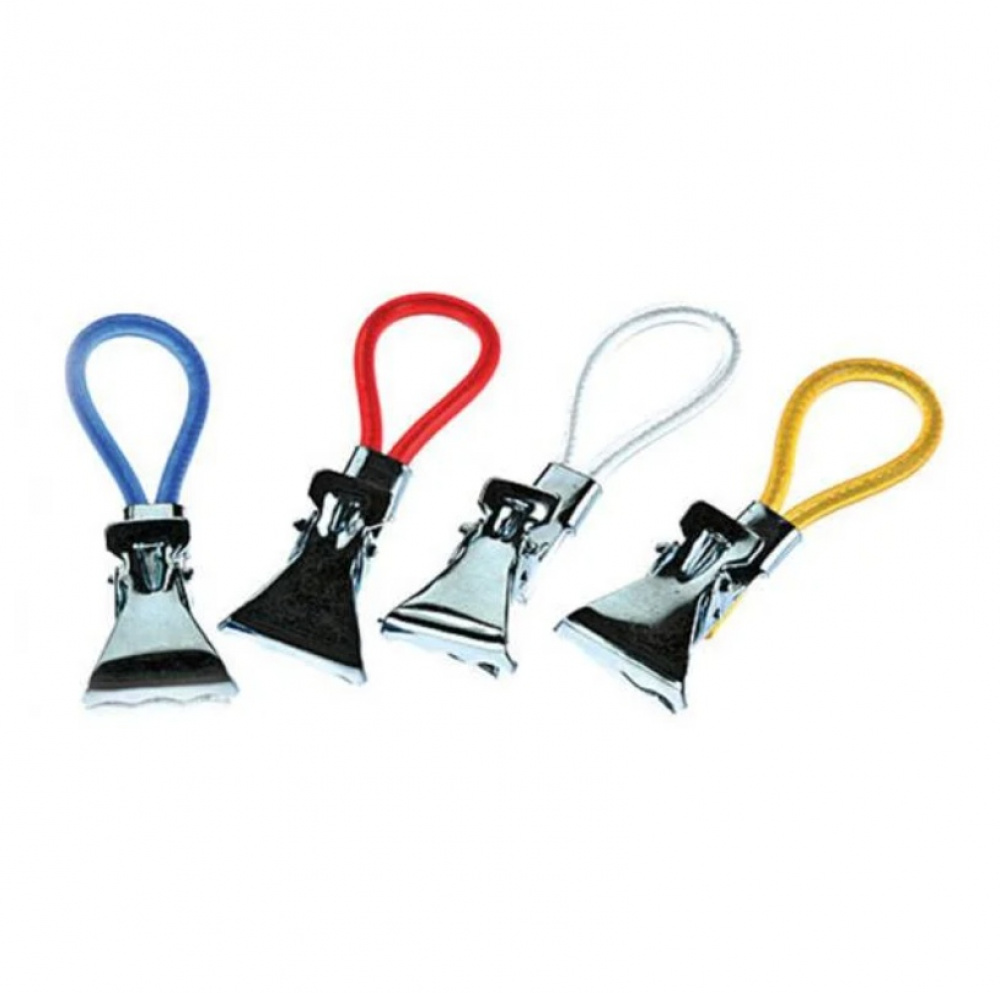 Klämmor för handdukar som saknar ögla, 5 st, HABO TOWEL CLIPS, Blandade Färger i gruppen Förvaring / Badrumsförvaring hos SmartaSaker.se (41454)