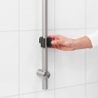Korg för Duschstång, RENEW SHOWER CADDY, 24,4 x 13,3 x H 7,5 cm , Brabantia, Mörkgrå Korg för Duschstång, RENEW SHOWER CADDY, 24,4 x 13,3 x H 7,5 cm , Brabantia, Mörkgrå