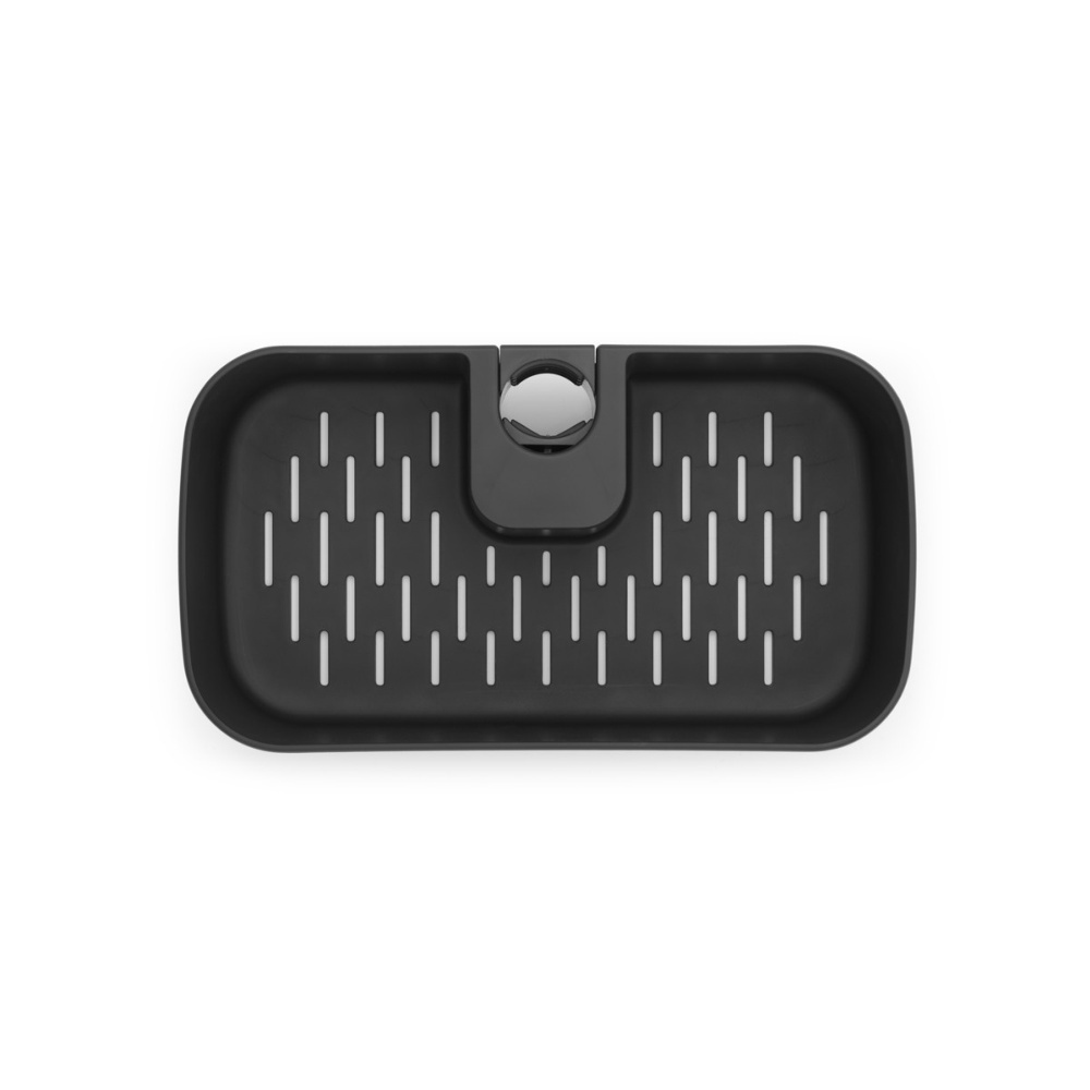 Korg för Duschstång, RENEW SHOWER CADDY, 24,4 x 13,3 x H 7,5 cm , Brabantia, Mörkgrå i gruppen Förvaring / Badrumsförvaring / Bad- och duschkorgar hos SmartaSaker.se (41471)