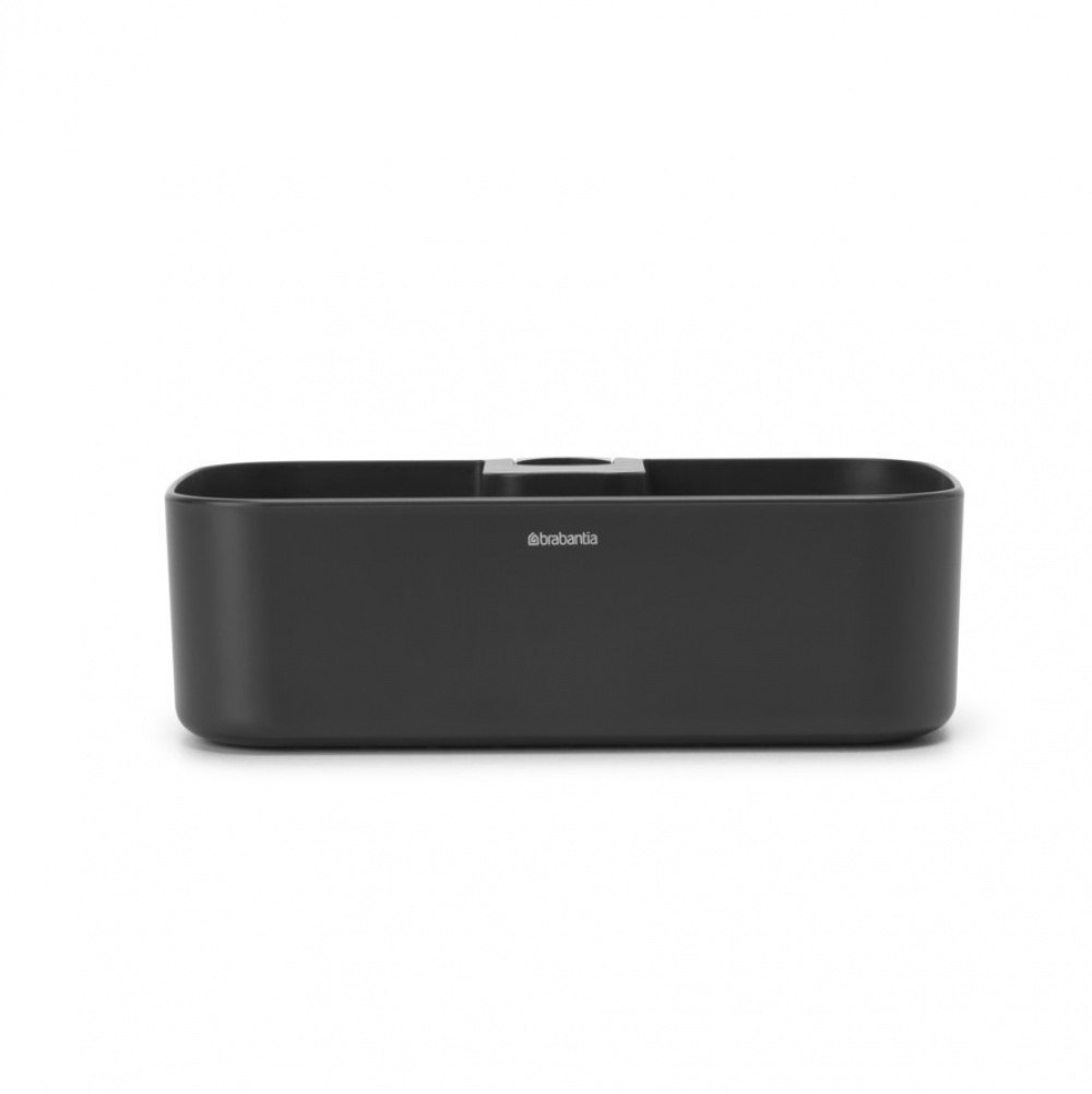 Korg för Duschstång, RENEW SHOWER CADDY, 24,4 x 13,3 x H 7,5 cm , Brabantia, Mörkgrå i gruppen Förvaring / Badrumsförvaring / Bad- och duschkorgar hos SmartaSaker.se (41471)