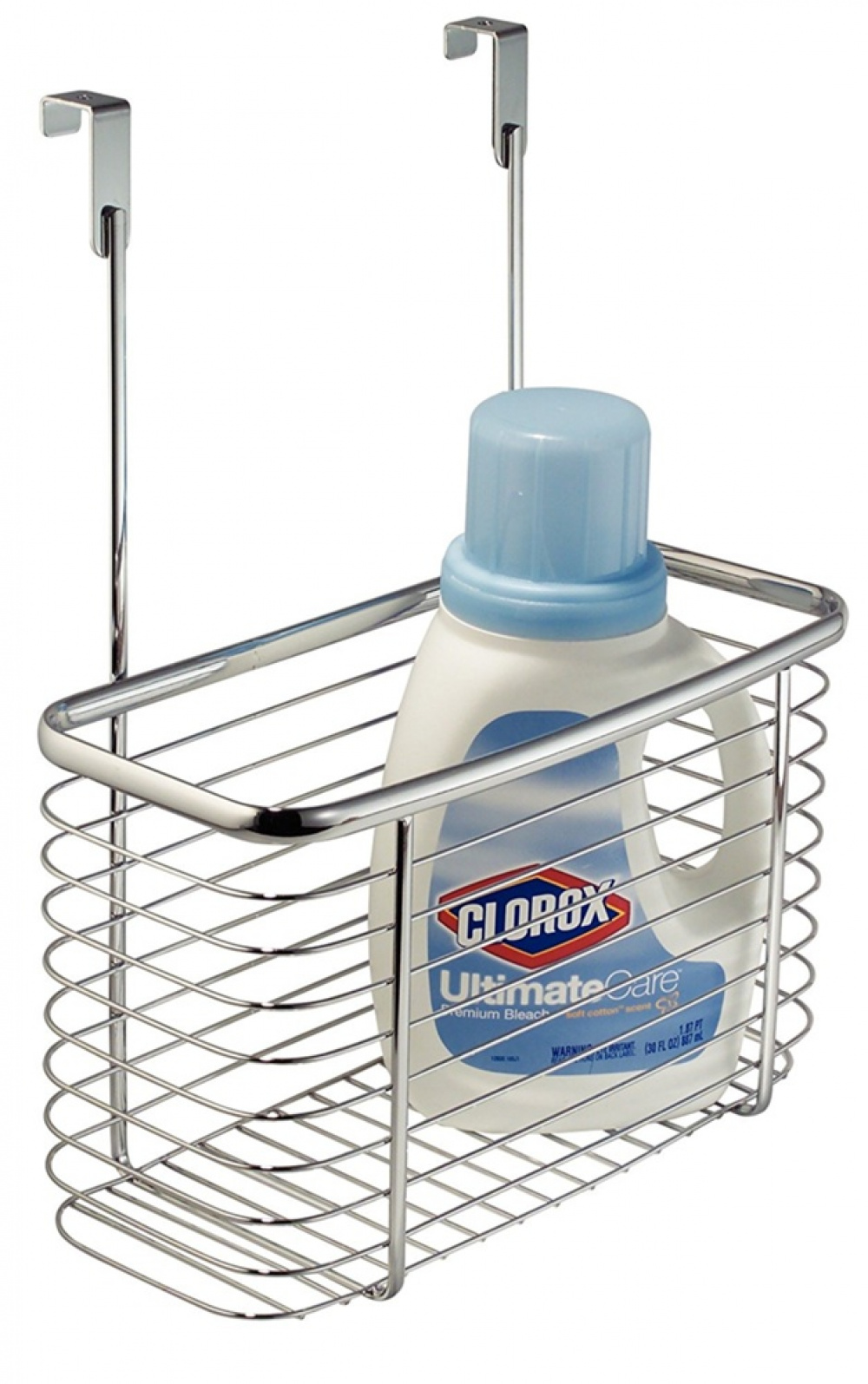Korg för skåpdörr, Hög, ID OVER CABINET BASKET, 15 x 28 x H 35 cm, Silver i gruppen Förvaring / Köksförvaring / Organisera köksskåp / Under diskbänksförvaring hos SmartaSaker.se (41476)