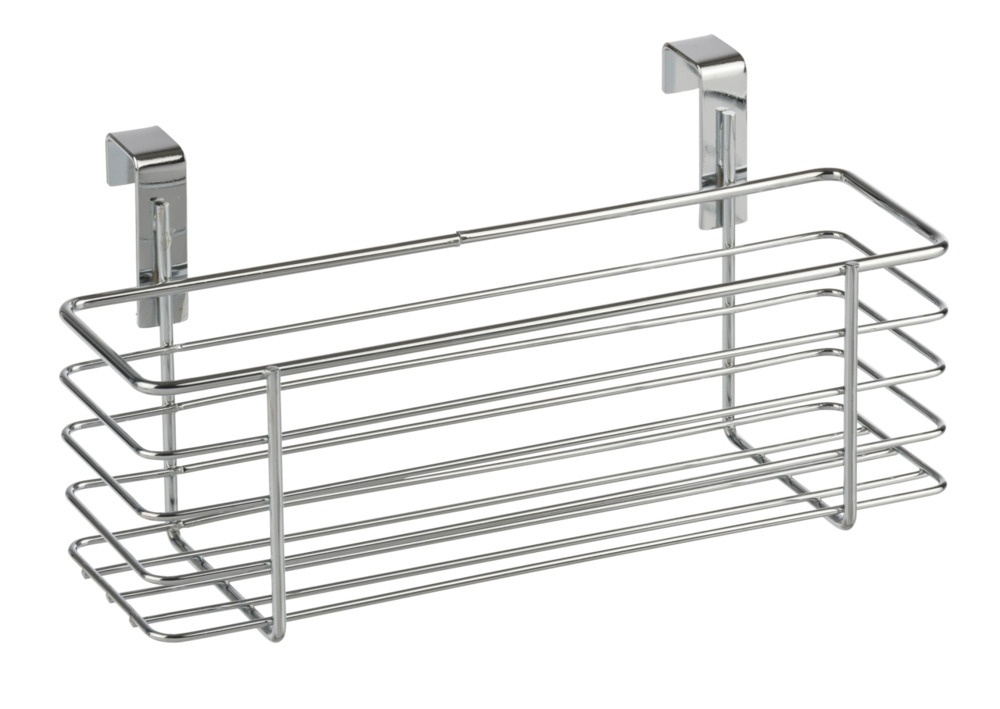Korg i metall för skåpdörr, SLIM EINHÃ„NGEKORB, 24 x 10 x H 11,5 cm, Silver i gruppen Förvaring / Köksförvaring / Organisera köksskåp / Under diskbänksförvaring hos SmartaSaker.se (41482)