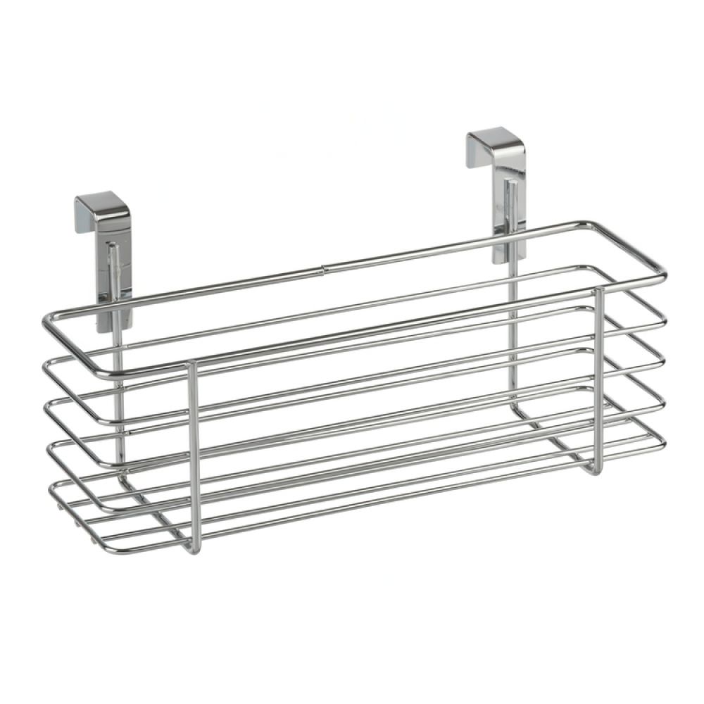 Korg i metall för skåpdörr, SLIM EINHÄNGEKORB, 24 x 10 x H 11,5 cm, Silver i gruppen Förvaring / Köksförvaring / Organisera köksskåp / Under diskbänksförvaring hos SmartaSaker.se (41482)