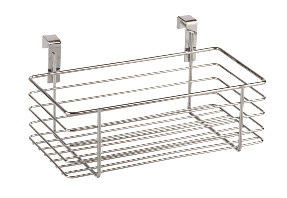 Korg i metall för skåpdörr, SMALL EINHÄNGEKORB, 24 x 15 x H 11,5 cm, Silver i gruppen Förvaring / Köksförvaring / Organisera köksskåp / Under diskbänksförvaring hos SmartaSaker.se (41483)