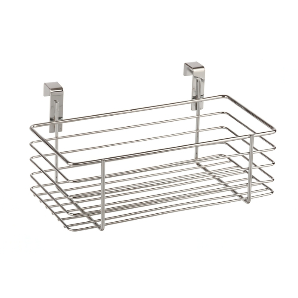 Korg i metall för skåpdörr, SMALL EINHÄNGEKORB, 24 x 15 x H 11,5 cm, Silver i gruppen Förvaring / Köksförvaring / Organisera köksskåp / Under diskbänksförvaring hos SmartaSaker.se (41483)