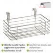 Korg i metall för skåpdörr, SMALL EINHÄNGEKORB, 24 x 15 x H 11,5 cm, Silver Korg i metall för skåpdörr, SMALL EINHÄNGEKORB, 24 x 15 x H 11,5 cm, Silver