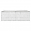 Korg med 4 fack, ADRIA, Large 32 x 32 x H 10 cm, Off white