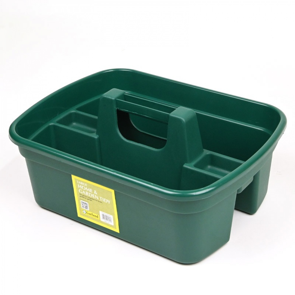 Korg med bärhandtag, HOME & GARDEN TIDY, 40 x 30 x H 17 cm, Grön i gruppen Förvaring / Förråd- och garageförvaring / Korgar och hinkar hos SmartaSaker.se (41488)