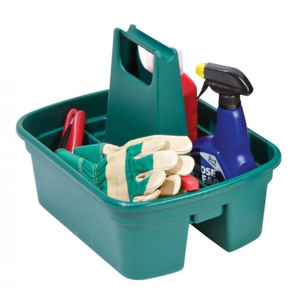 Korg med extra högt bärhandtag, HOME & GARDEN TIDY, 40 x 30 x H 30 cm, Grön i gruppen Förvaring / Förråd- och garageförvaring / Korgar och hinkar hos SmartaSaker.se (41489)