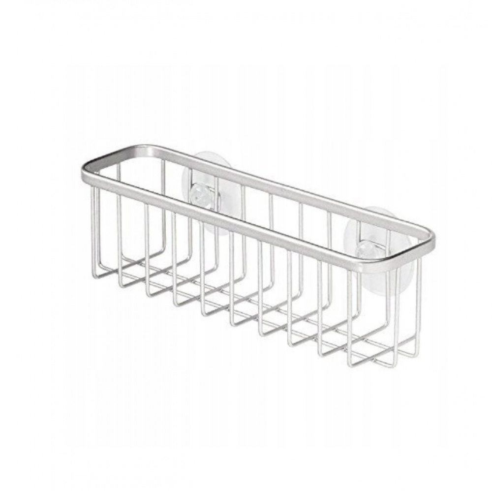 Korg till diskbaljan, med sugproppar, LARGE SUCTION SINK CENTER, Silver i gruppen Förvaring / Köksförvaring hos SmartaSaker.se (41493)