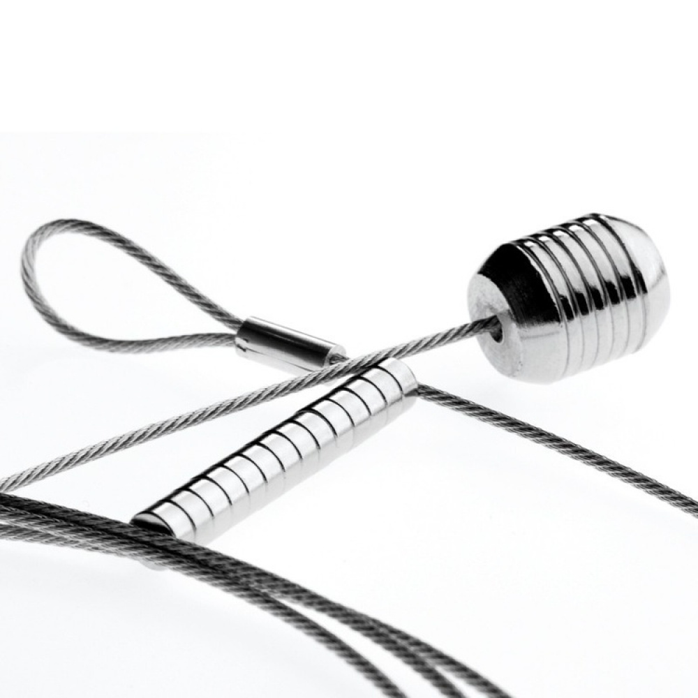 Korthållare, Magnetisk, Lodrät, STEELY DAN, 200 cm, Silver i gruppen Förvaring / Magneter och självhäftande / Magnetförvaring hos SmartaSaker.se (41507)