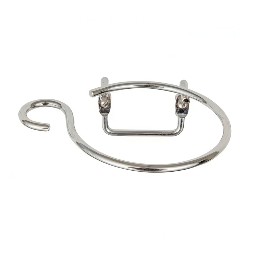 Krok för Hårtork i metall, Väggfast, MILANO, Krom i gruppen Förvaring / Badrumsförvaring hos SmartaSaker.se (41516)