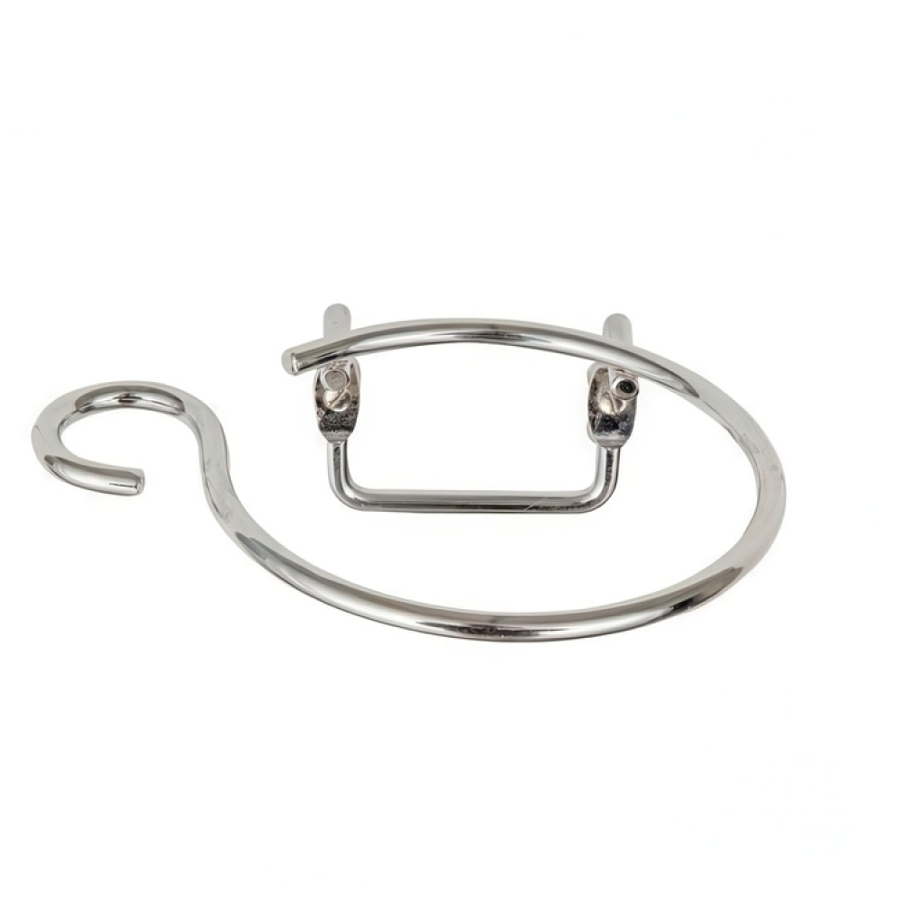 Krok för Hårtork i metall, Väggfast, MILANO, Krom i gruppen Förvaring / Badrumsförvaring hos SmartaSaker.se (41516)