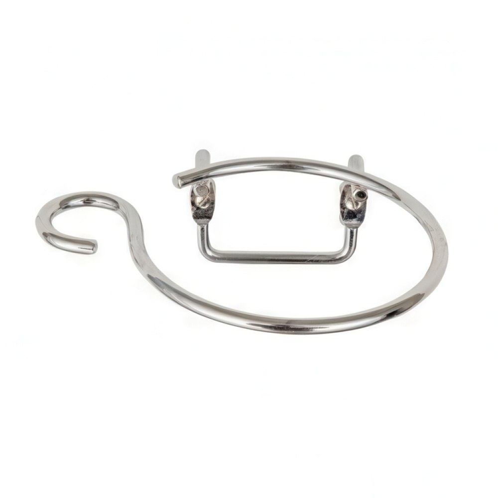 Krok för Hårtork i metall, Väggfast, MILANO, Krom i gruppen Förvaring / Badrumsförvaring hos SmartaSaker.se (41516)