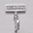 Krok med skylt och ram, GÄSTER, H 7 cm, Exmez, Aluminium Krok med skylt och ram, GÄSTER, H 7 cm, Exmez, Aluminium