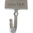 Krok med skylt, GÄSTER, Exmez, Sandgjuten aluminium Krok med skylt, GÄSTER, Exmez, Sandgjuten aluminium