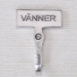 Krok med skylt, VÄNNER, Exmez, Sandgjuten aluminium Krok med skylt, VÄNNER, Exmez, Sandgjuten aluminium