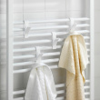 Krokar för Handdukstorkar, 2 st, RADIATOR HOOKS, 2,5 x 7 x H 10,5 Krokar för Handdukstorkar, 2 st, RADIATOR HOOKS, 2,5 x 7 x H 10,5