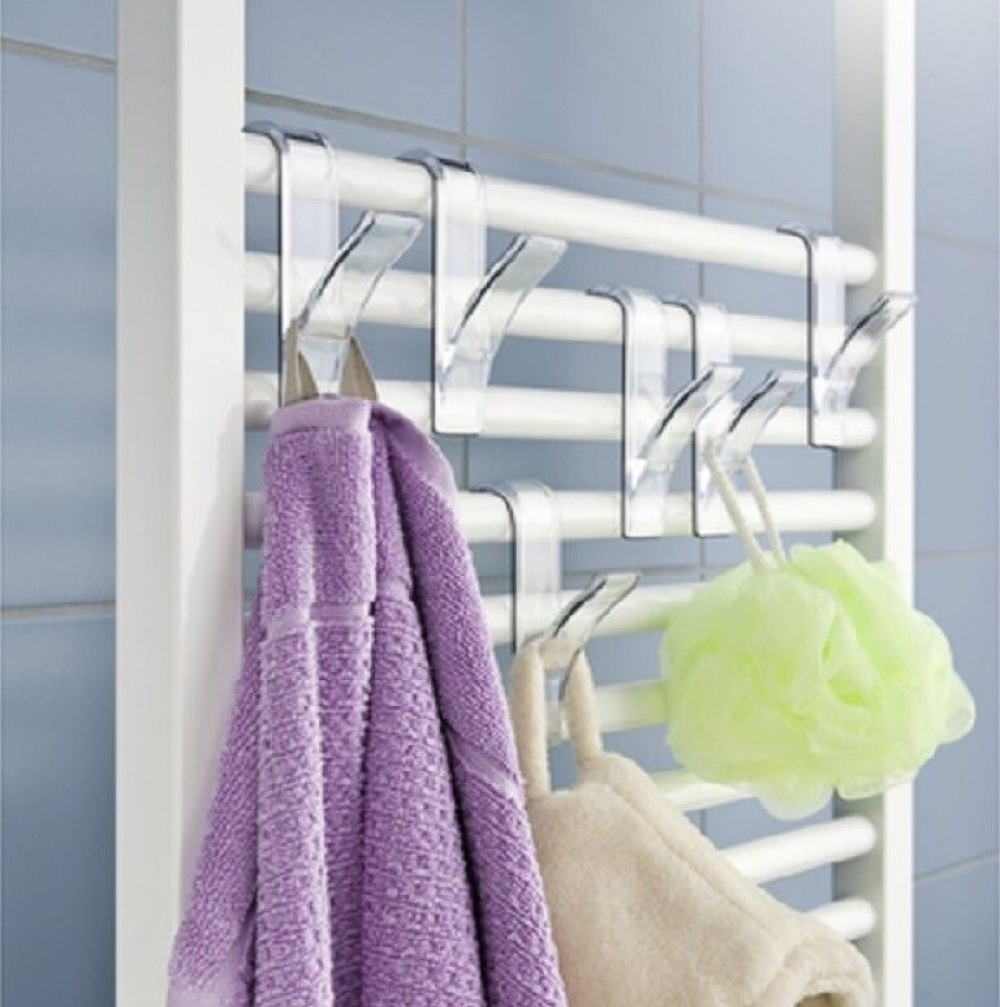 Krokar för Handukstorkar, 2 st, RADIATOR HOOKS, 2,5 x 7 x H 10,5 , Klara i gruppen Förvaring / Badrumsförvaring hos SmartaSaker.se (41545)