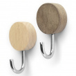Krokar, Magnetiska, 2 st, WOOD HOOK, Ø 2,5 cm x H 4,5 cm, Valnöt / Natur Krokar, Magnetiska, 2 st, WOOD HOOK, Ø 2,5 cm x H 4,5 cm, Valnöt / Natur