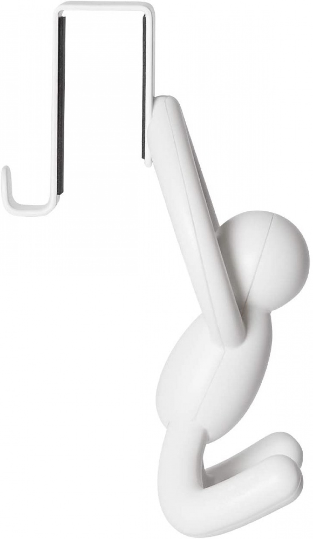 Krokar, över skåpdörr, 2 st, BUDDY CABINET HOOKS, Umbra, Vita i gruppen Förvaring / Sovrumsförvaring / Dörrkrokar hos SmartaSaker.se (41561)