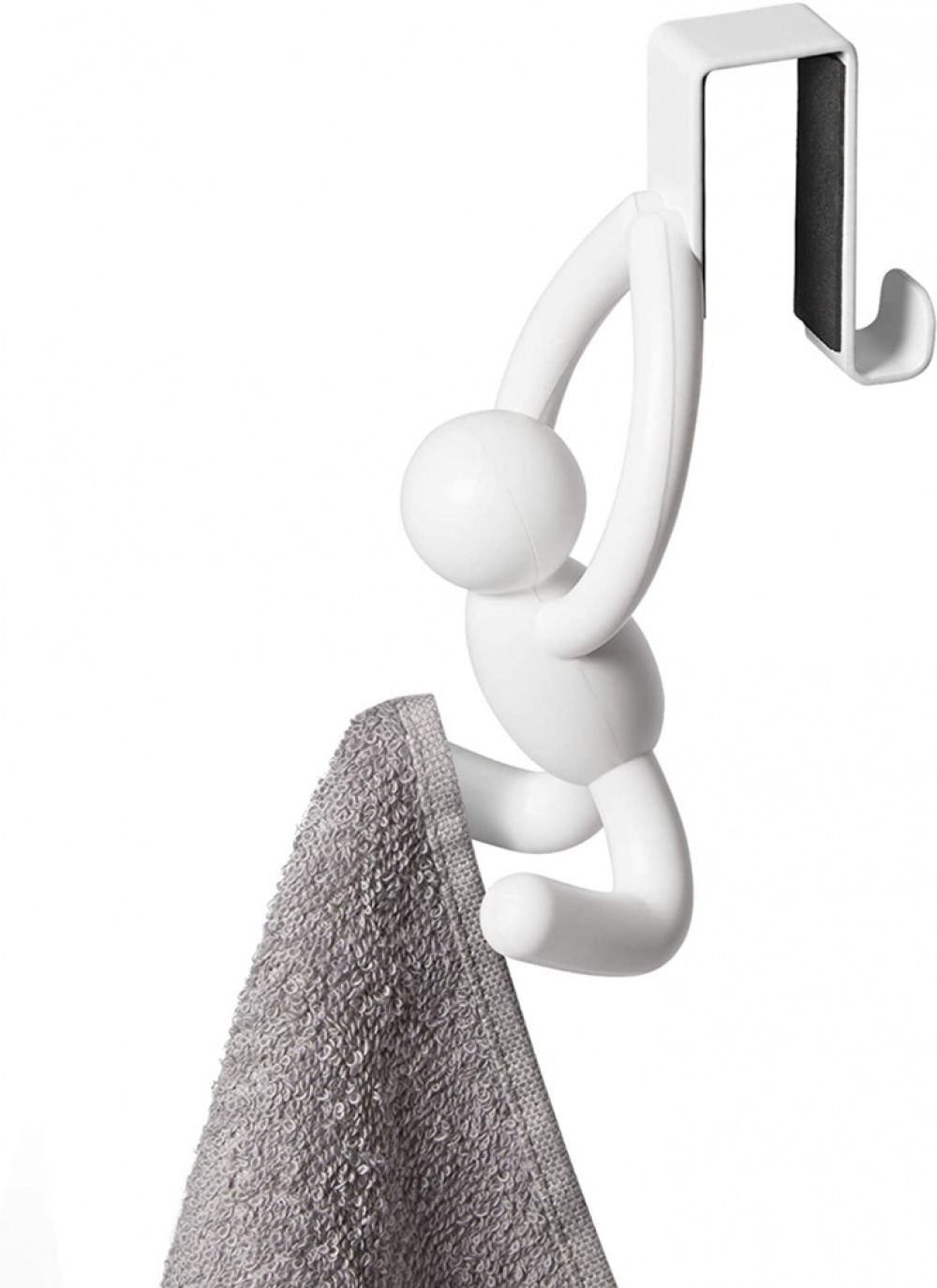 Krokar, över skåpdörr, 2 st, BUDDY CABINET HOOKS, Umbra, Vita i gruppen Förvaring / Sovrumsförvaring / Dörrkrokar hos SmartaSaker.se (41561)