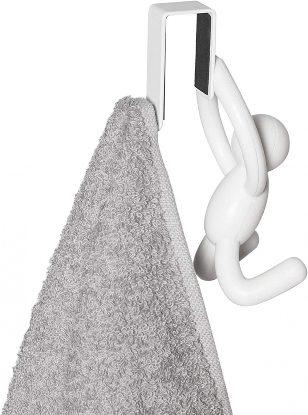 Krokar, över skåpdörr, 2 st, BUDDY CABINET HOOKS, Umbra, Vita i gruppen Förvaring / Sovrumsförvaring / Dörrkrokar hos SmartaSaker.se (41561)