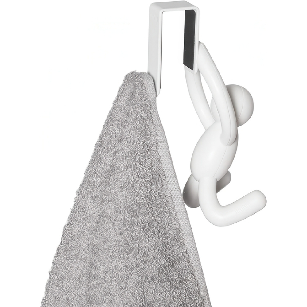 Krokar, över skåpdörr, 2 st, BUDDY CABINET HOOKS, Umbra, Vita i gruppen Förvaring / Sovrumsförvaring / Dörrkrokar hos SmartaSaker.se (41561)