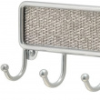 Kroklist med 5 krokar, TWILLO METALLICO, 20,5 x 3 x H 7 cm, Silver Kroklist med 5 krokar, TWILLO METALLICO, 20,5 x 3 x H 7 cm, Silver