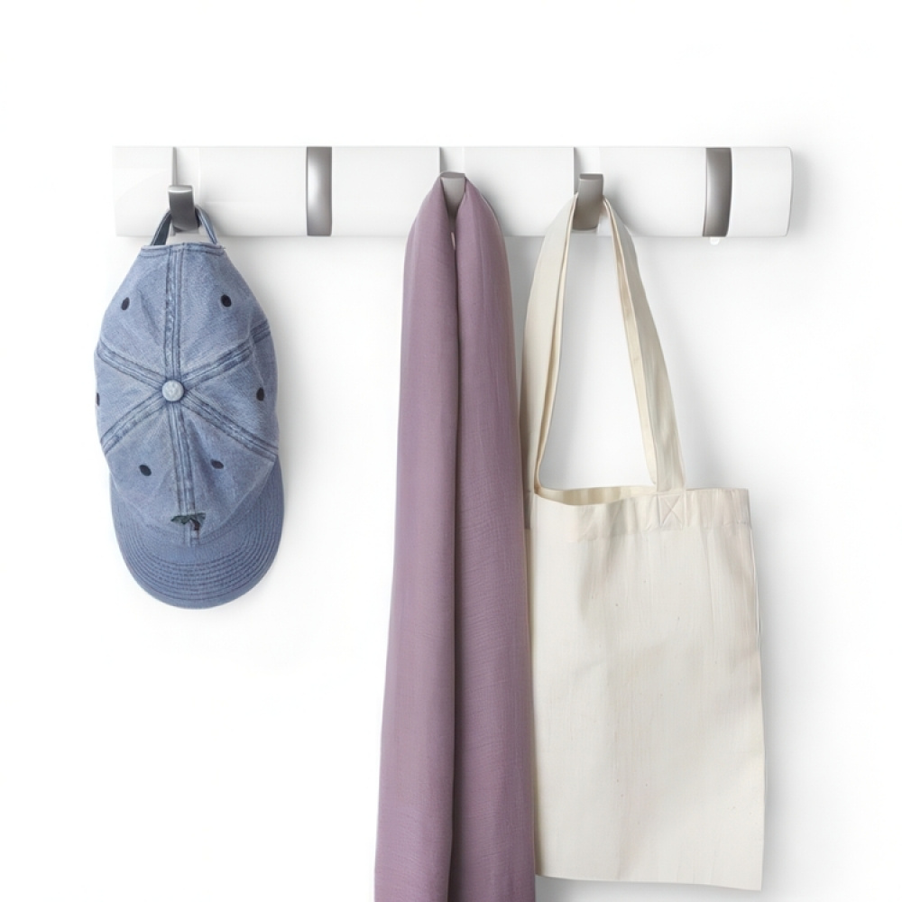 Kroklist med 5 krokar, UMBRA FLIP 5 HOOK, 51 x H 6,5 cm i gruppen Förvaring / Hallförvaring / Krokar och hängare hos SmartaSaker.se (41565)