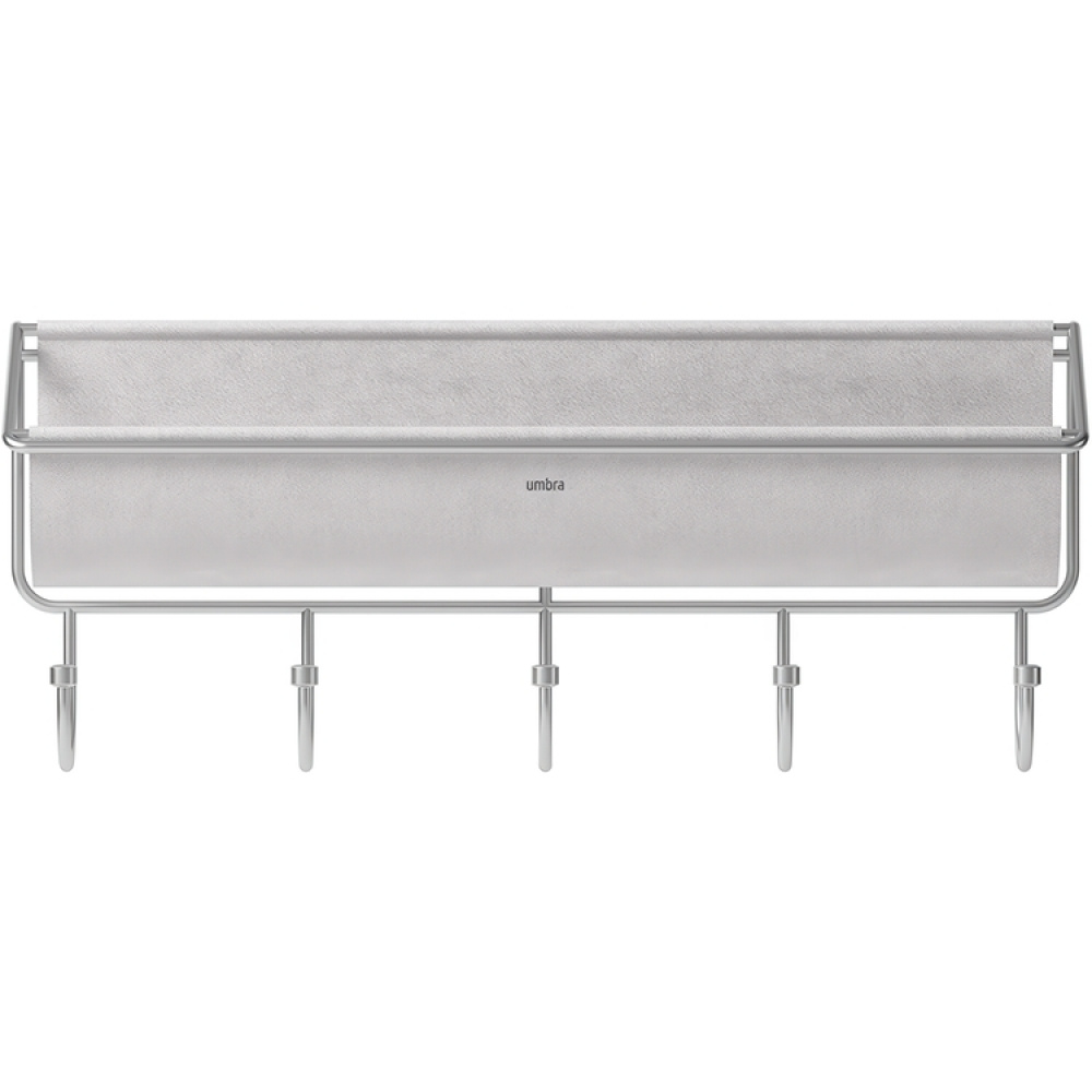 Kroklist med förvaring, UMBRA HAMMOCK ORGANIZER, 41,5 x H 18 cm Ljusgrå i gruppen Förvaring / Hallförvaring / Krokar och hängare hos SmartaSaker.se (41567)