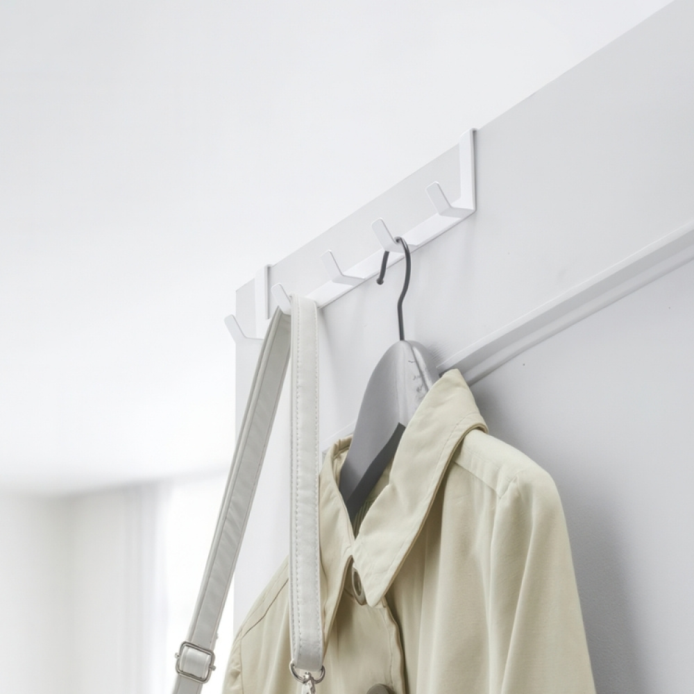 Kroklist över dörr, För smala dörrar, SMART RACK, Yamazaki i gruppen Förvaring / Sovrumsförvaring / Dörrkrokar hos SmartaSaker.se (41571)