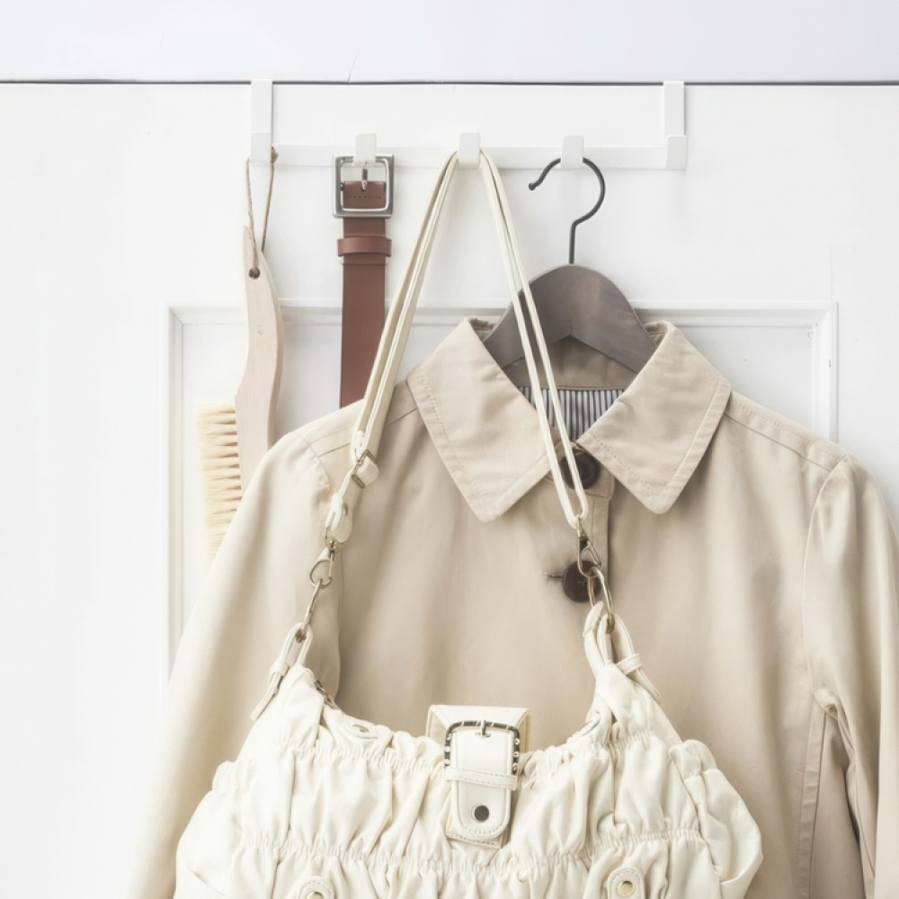 Kroklist över dörr, För smala dörrar, SMART RACK, Yamazaki i gruppen Förvaring / Sovrumsförvaring / Dörrkrokar hos SmartaSaker.se (41571)