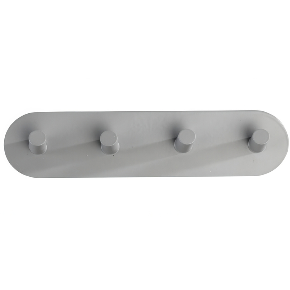 Kroklist, 4 krokar, Självhäftande, Metall, PIENCO QUADRO i gruppen Förvaring / Hallförvaring / Krokar och hängare hos SmartaSaker.se (41582)