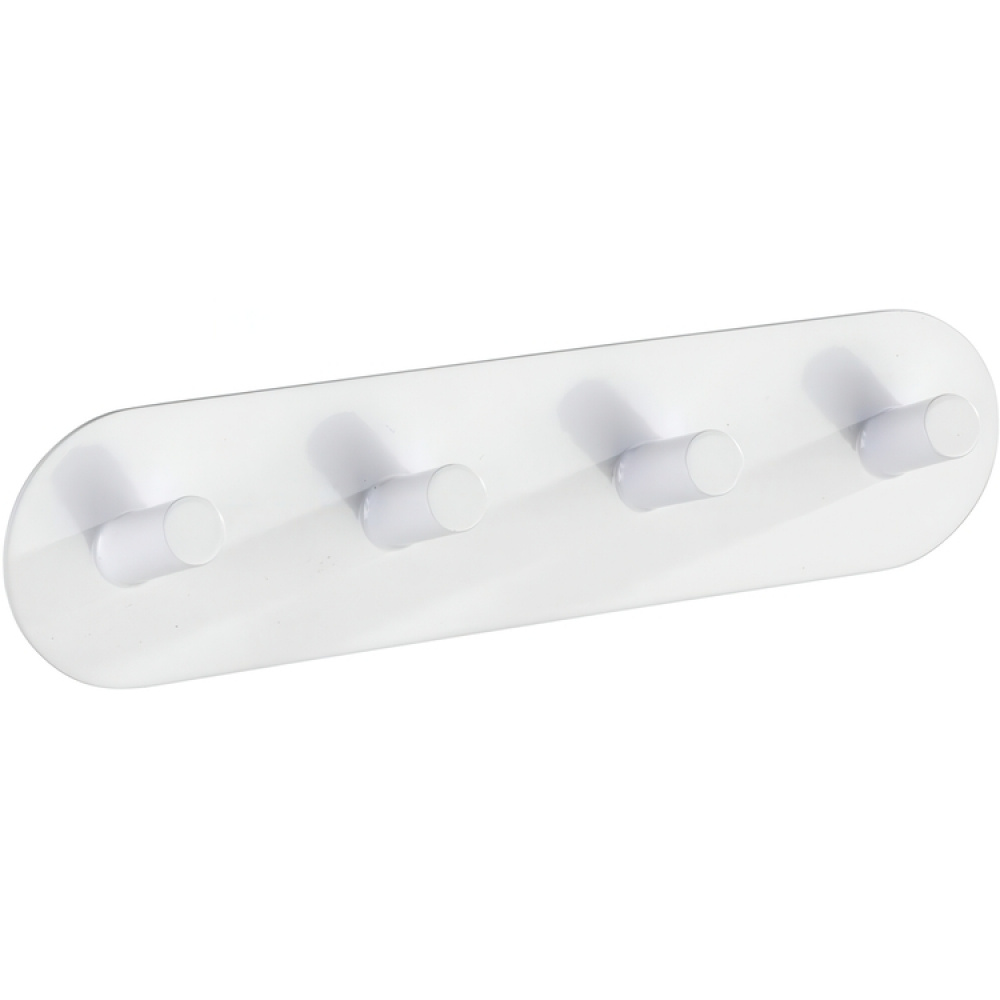 Kroklist, 4 krokar, Självhäftande, Metall, PIENCO QUADRO i gruppen Förvaring / Hallförvaring / Krokar och hängare hos SmartaSaker.se (41582)