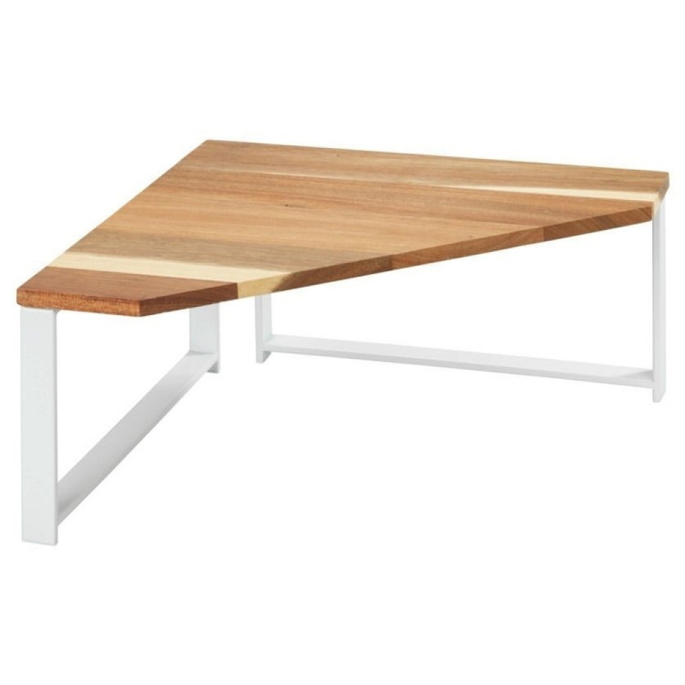 Kryddhylla för köksbänken, ACACIA SMALL CORNER SHELF, 30 x 30 x H 15cm, Vit / Brun i gruppen Förvaring / Köksförvaring / Organisera köksskåp / Kryddhyllor hos SmartaSaker.se (41595)