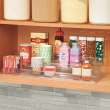 Kryddhylla i 3 plan, Utdragbar, ID CABINET ORGANIZER, 42,5 till 66,5 cm, Transparent Kryddhylla i 3 plan, Utdragbar, ID CABINET ORGANIZER, 42,5 till 66,5 cm, Transparent