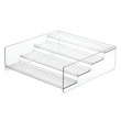 Kryddhylla i 4 plan, med kant, STADIUM SHELF, 27,3 x 28 x H 9 cm, Klar Kryddhylla i 4 plan, med kant, STADIUM SHELF, 27,3 x 28 x H 9 cm, Klar