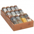 Kryddställ för låda, BAMBOO SPICE RACK, 20 x 38 x H 6 cm, Brun Kryddställ för låda, BAMBOO SPICE RACK, 20 x 38 x H 6 cm, Brun