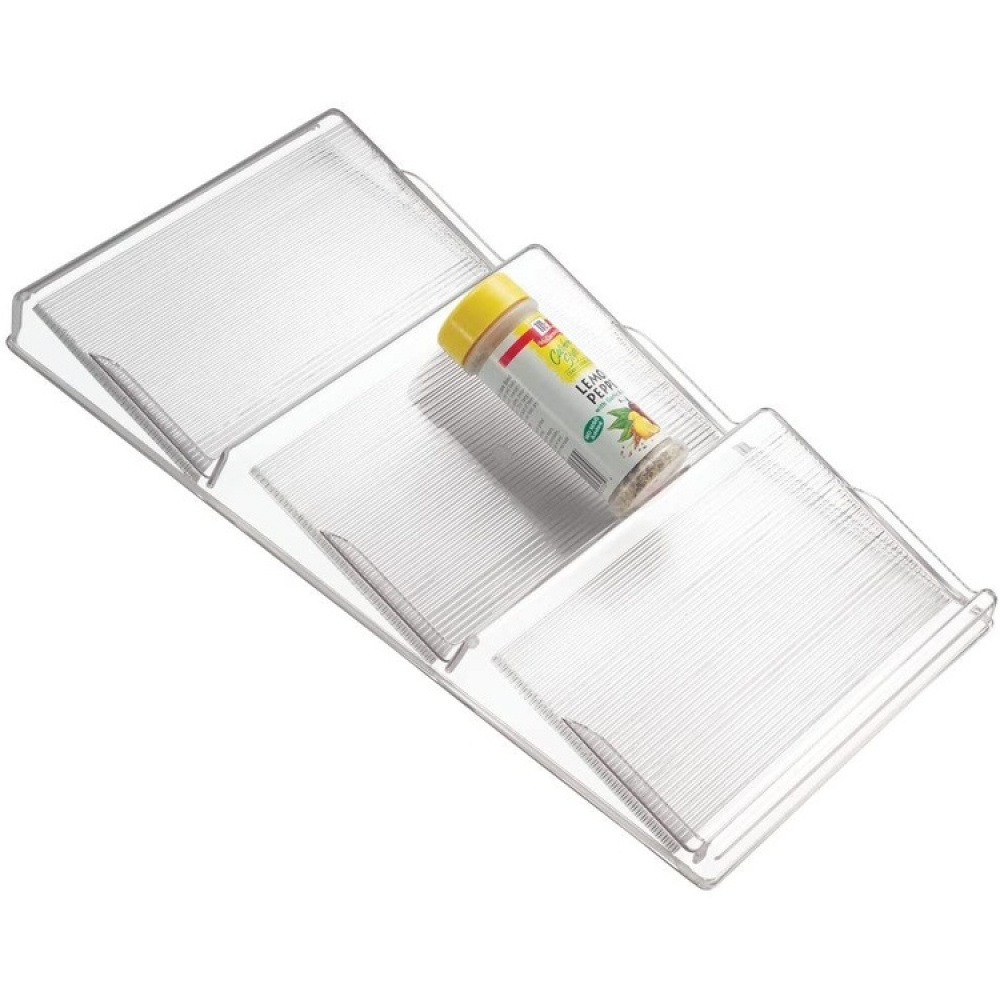 Kryddställ för låda, IN-DRAWER SPICE RACK, 21,6 x 42 x H 4 cm, Transparent i gruppen Förvaring / Köksförvaring / Organisera köksskåp / Kryddhyllor hos SmartaSaker.se (41608)